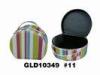 Colorful Gift Storage Round Travel Jewelry Case Durable SGS Certification
