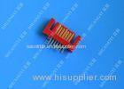 Lightweight Red External SATA 7 Pin Connector Voltage 500V SMT Type