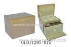 Pink Jewelry Packaging Box PU Leather Box For Make Up