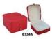 Vanity Square Faux Leather Makeup Box Travel Cosmetic Case SGS Certification