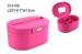 Exquisite Leather Makeup Cosmetic Case With Elastic Pouch / Four Compartments