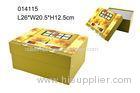 Popular Printing Square Paper Packing Boxes Decorated OEM / ODM
