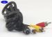 Multimedia 9 Pin To 3 RCA Male Cable Din Cord Red Yellow White Color