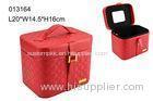 Handmade Nice Large Leather Jewelry Box Durable ISO9001 Certification