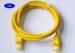 Single Shielded Ethernet Network Cable CAT5e Patch Cord With HDPE Insulation