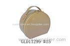 Glossy Round Casual Waterproof Cosmetic Bag Luxury Makeup Case OEM / ODM