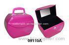 Pink Fancy PU Leather Trendy Cosmetic Bags Eco Friendly Makeup Packaging Boxes