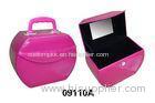Pink Fancy PU Leather Trendy Cosmetic Bags Eco Friendly Makeup Packaging Boxes