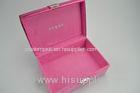 Fancy Rectangle Inside Velvet Jewelry Box Durable With Hot stamping Logo