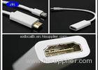 Twisted Pair Mini Displayport To Hdmi Adapter Cable Bare Copper Conductor