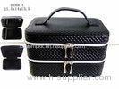 Professional Black Custom Packing Boxes Women Cute Cosmetic Bags With Handle