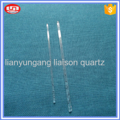 low price quartz glass tube for heat with OD 6mm