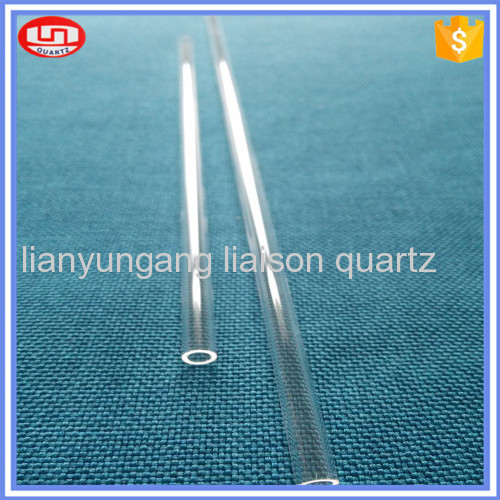 high quality clear quartz glass thin tube tubing pipes