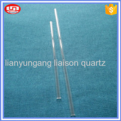 high quality clear quartz glass thin tube