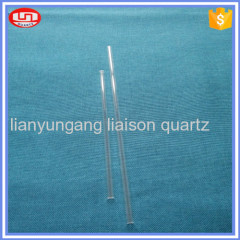 high quality clear quartz glass thin tube