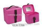 PU Cosmetic Bag With Mirror