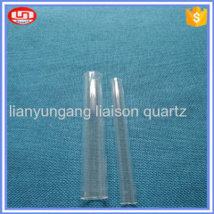 Quartz tubes or quartz both ends open glass cylinder