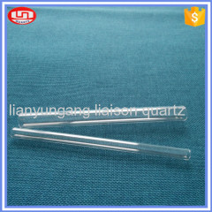 Quartz tubes or quartz both ends open glass cylinder