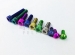 titanium GR5 screws made in China best quality with colorful or rainbow golden red blue purple black