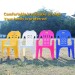 Outdoor leisure PP plastic chair