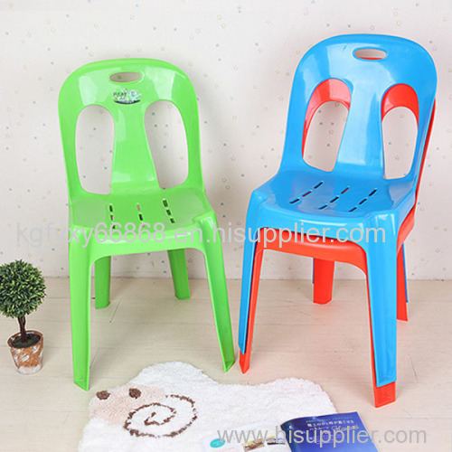 Durable and comfortable stacking plastic chair