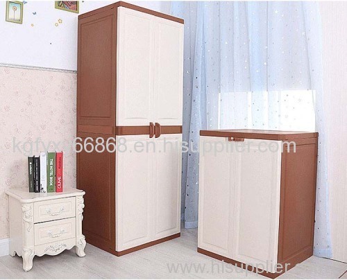 Multifunction combination plastic wardrobe