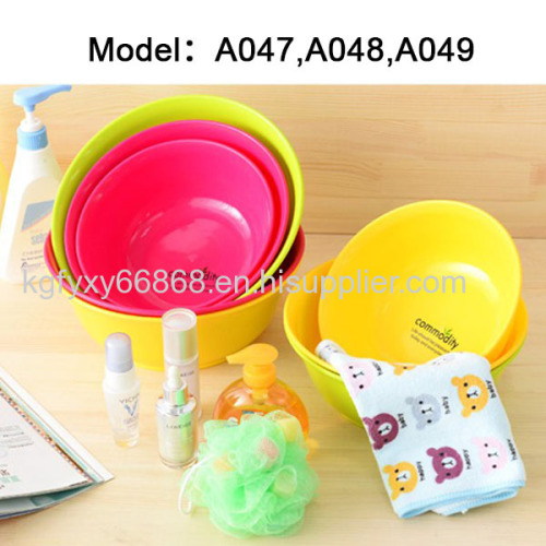 Wholesale multifunctional round baby plastic basin