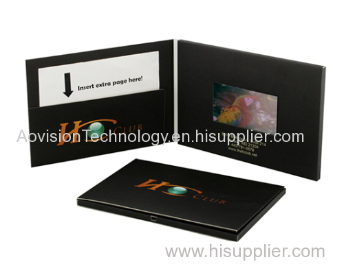 4.3 inch video brochure from china leader manufacturer