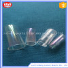 short frosted quartz glass cylinder tube with clear end