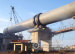 Rotary kiln for construction material