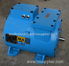 DC motor for mining battery locomotive