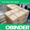 Obinder twin ring wire binding spool customized package