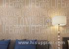 Custom Non Woven Fashion Living Room Wallpaper / LOVE English Letter Wallpaper