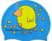 Funny Cartoon Silicone Swimming Caps Fish Design Lightweight For Kids
