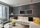 House Decoration Sitting Room Wallpaper Removable Vinyl Black Embossed