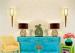 European Vintage Style Living Room Wallpaper With Wet Embossing Non Woven