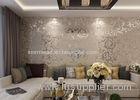 European Retro Flowery Vintage Wallpaper / 3D Wallpaper For House Walls 0.7*8.4m