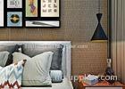 Brown Contemporary Solid Color Wallpaper For Walls Decoration Korean Style