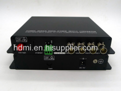 Surveillance security 4 channel HDSDI over Fiber Extender with RS485