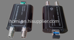 Mini 3G HD SDI To Fiber Converter With Loop Out SDI