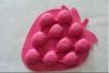 Small Reusable Silicone Ice Trays Sweetly Strawberry Shaped For Easter / Christmas Party