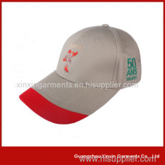 custom 100% cotton 6 panel baseball caps hats with 3D embroidery logo