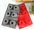 Spiral Grain Silicone Bread Baking Molds 6 Cavity For Baking Accessories