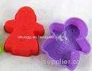 Odorless Silicone Kitchenware Products Chocolate Santa Molds For Homemade Cake