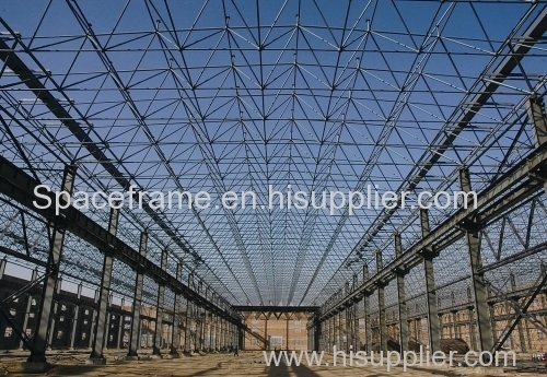 Structure steel cone space frame roofing