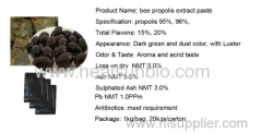 Bee propolis extract paste