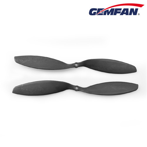 12X3.8 inch normal black Carbon Nylon Propeller for rc model airplane