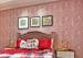 Pink Mauve Living Room 3D Home Wallpaper with Scatter Beads Technology