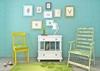 Cadmium Green 3D Home Wallpaper / Childrens Bedroom Wallpaper Simple Style