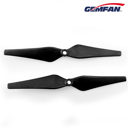 9.4X4.3 inch 2 blades black Carbon Nylon Propeller for rc model plane